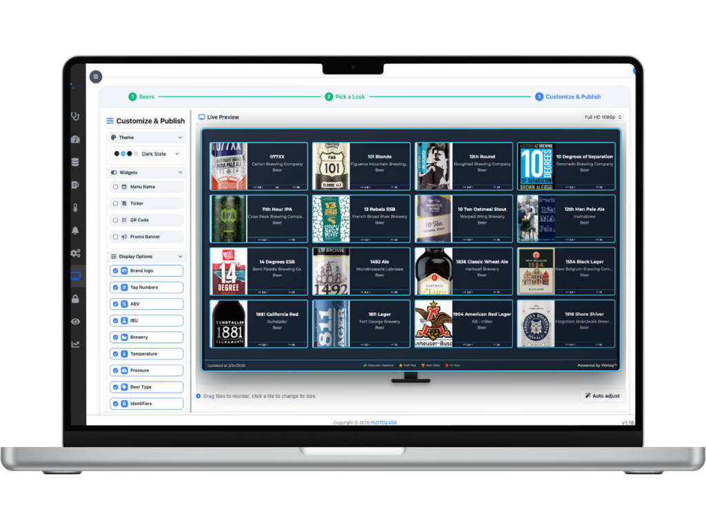 FloBoard screen customization