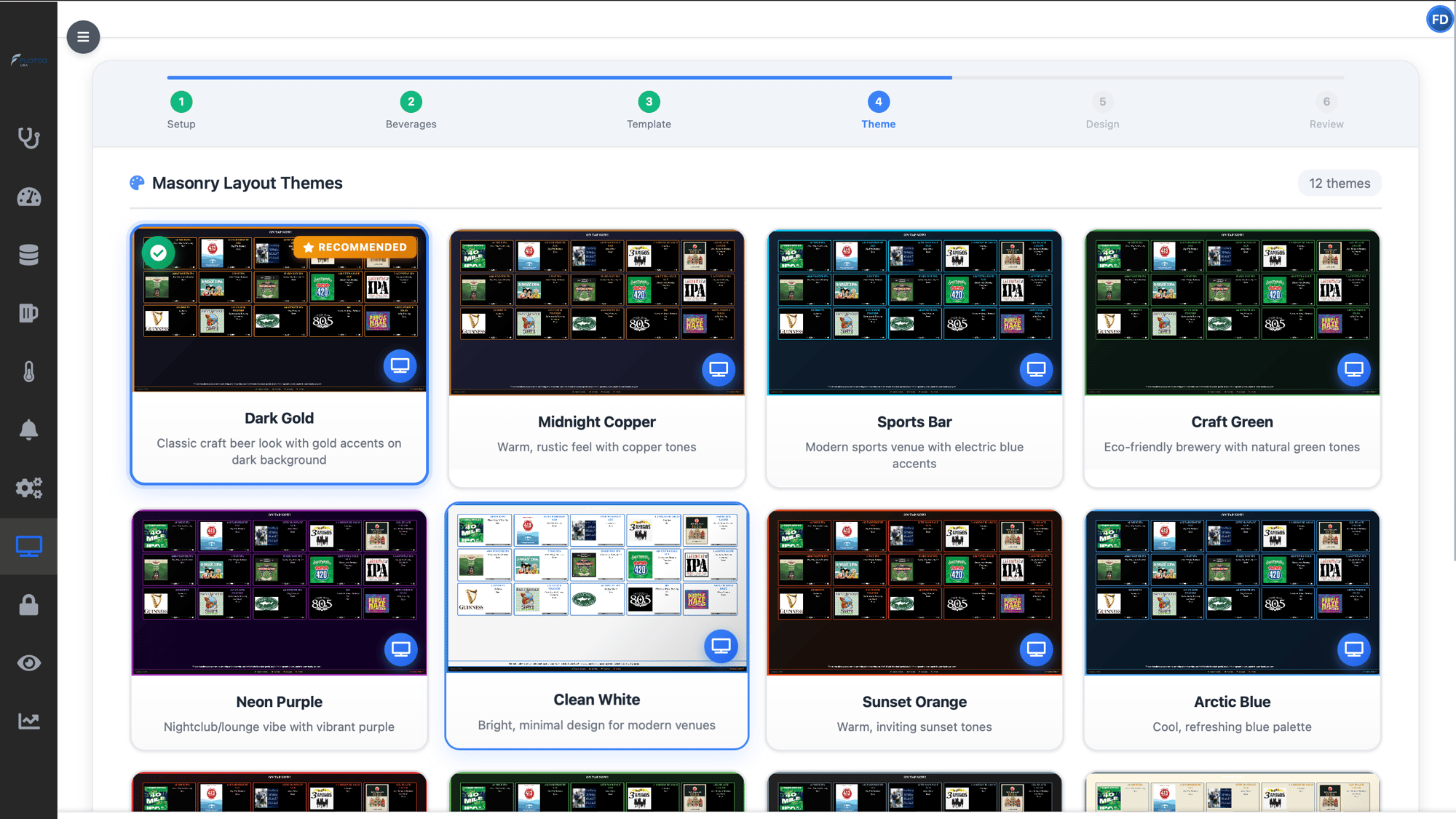 FloBoard Theme Selector