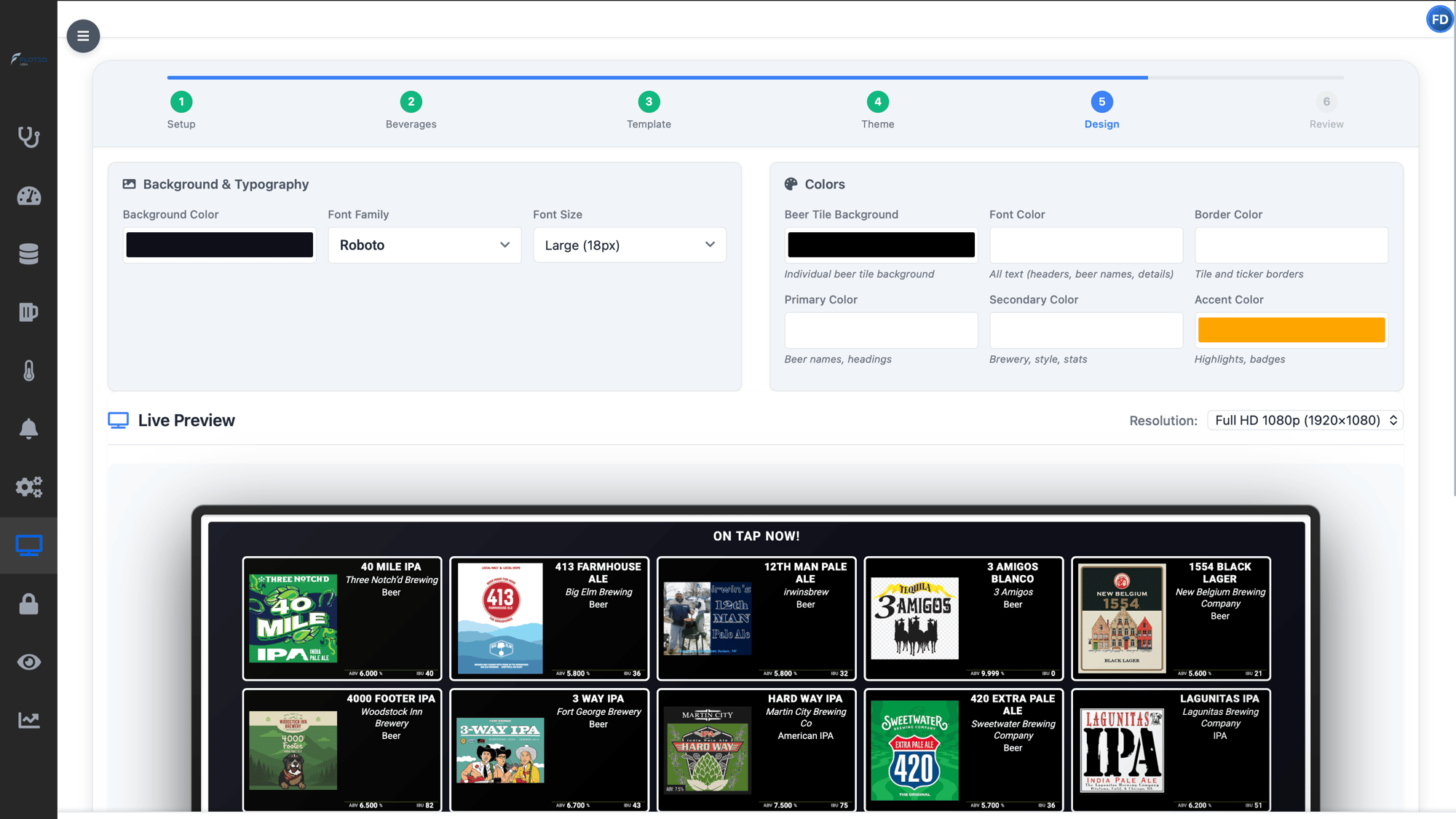 FloBoard Design Edits