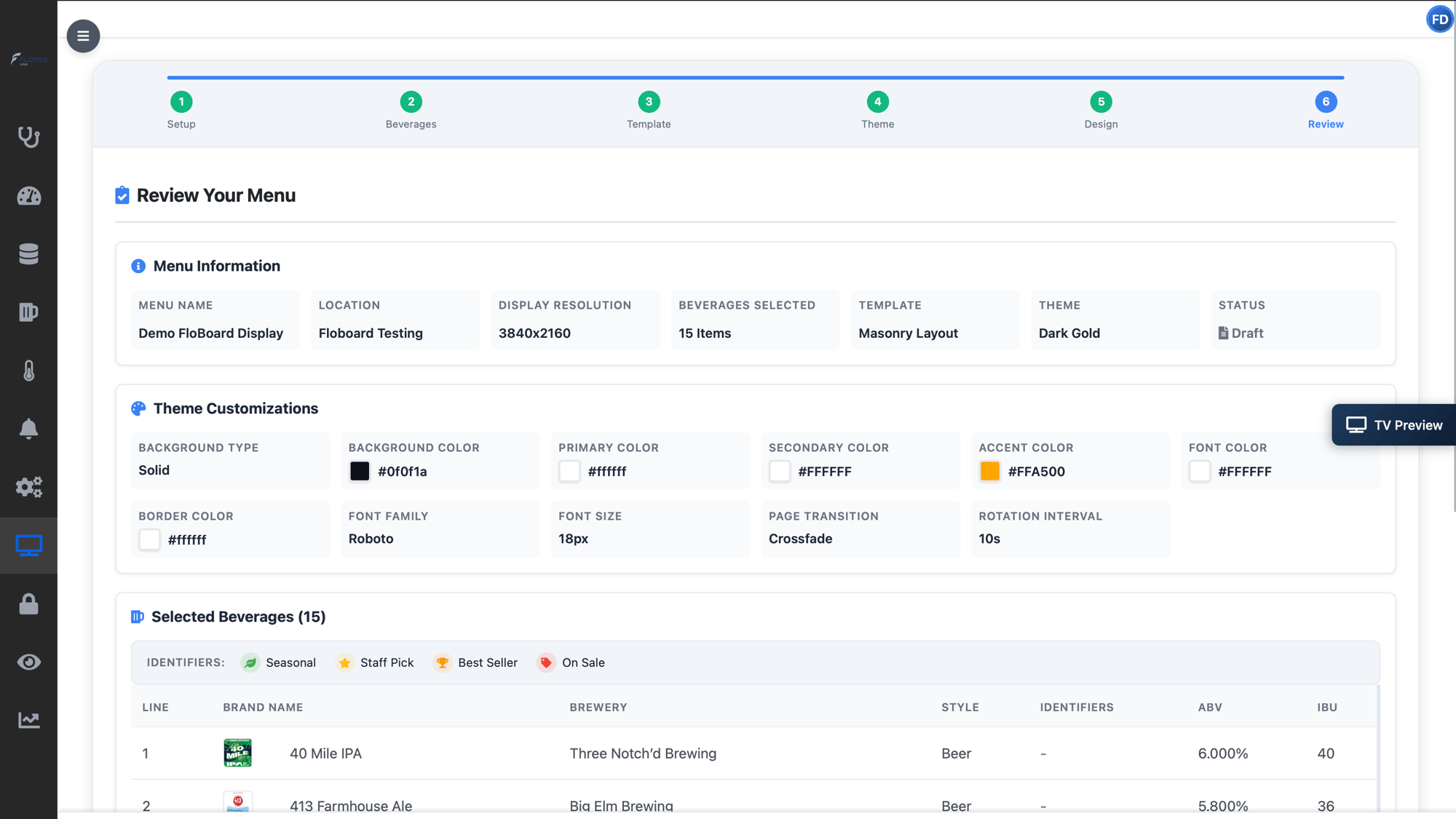 FloBoard Design Review